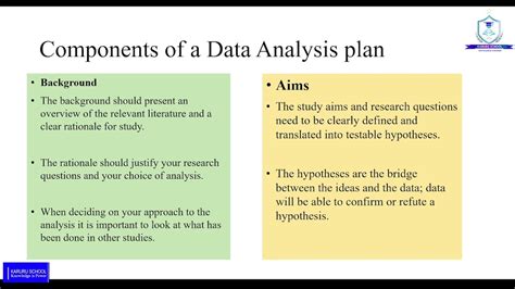 data analysis plan meaning in research