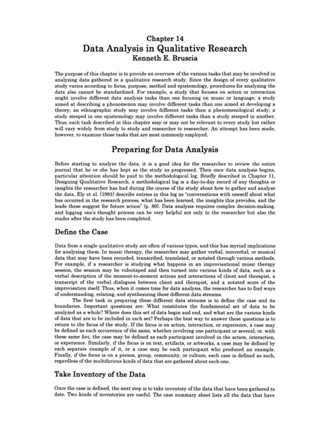 data analysis procedure in research sample