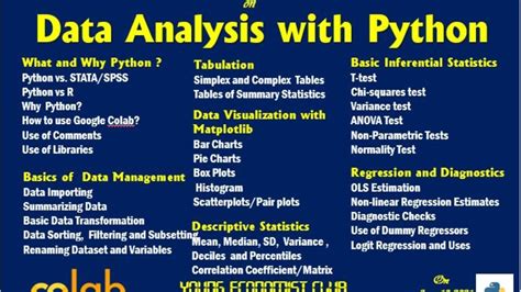 data analysis techniques in python