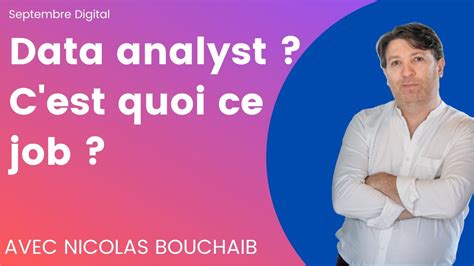data analyst c'est quoi