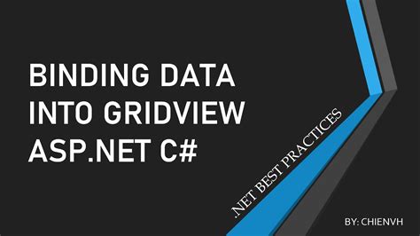 Data Binding In Asp.net C#