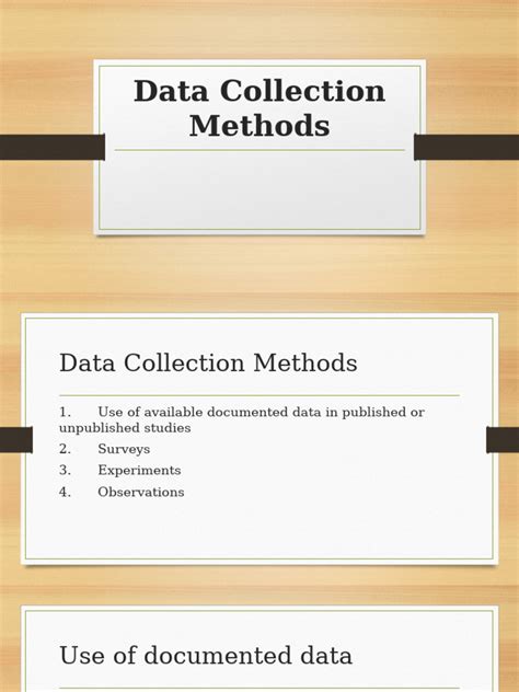 data collection methods pdf notes