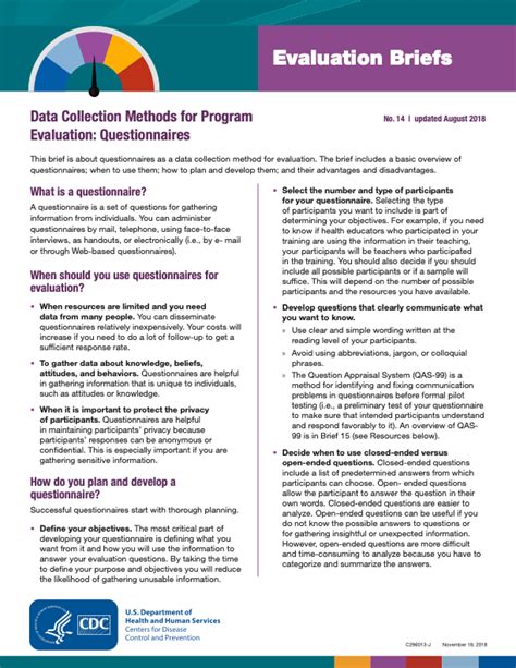 Data Collection Methods Questionnaires