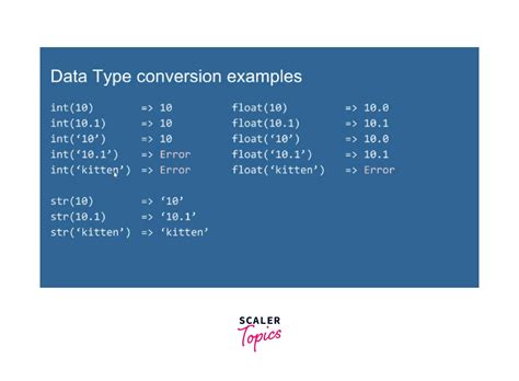 data conversion in python