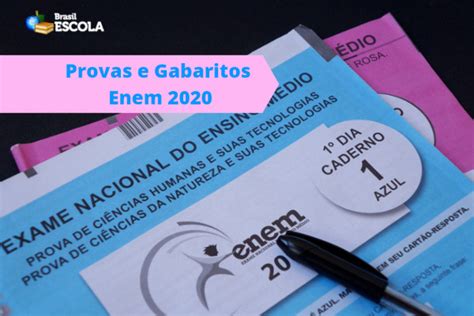 data da prova do enem 2020 impressa