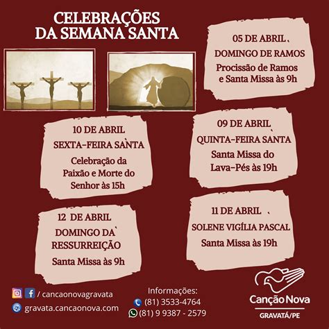 data da semana santa