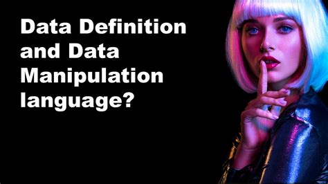 data definition vs data manipulation