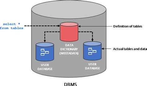 Data Dictionary Storage In Dbms