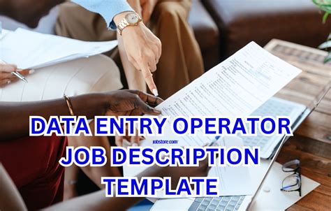 data entry operator responsibilities include