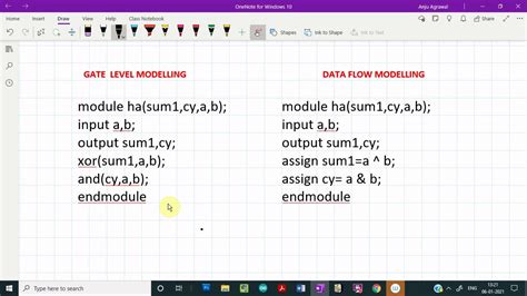 data flow modelling in verilog examples