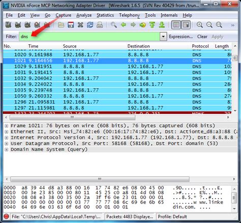Data Frames Wireshark Filter