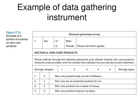 data gathering instruments in quantitative research