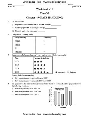data handling questions with answers pdf