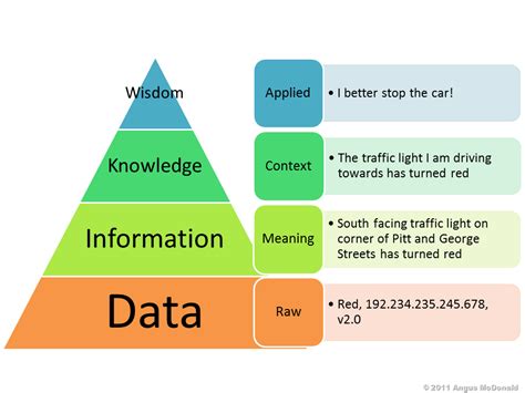 data information knowledge wisdom examples