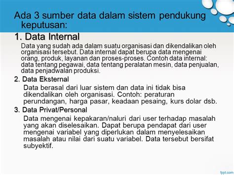 data internal dan data eksternal