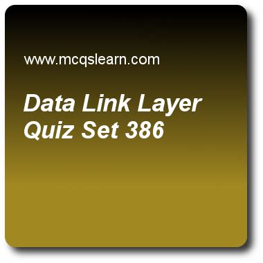 Data Link Layer Quiz