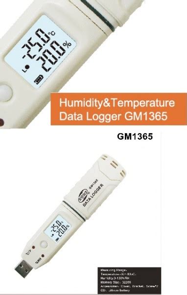 Data Logger Gm1365 Instrukcja