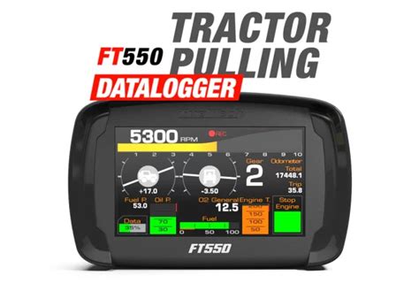 Data Logger Pulling Tractor