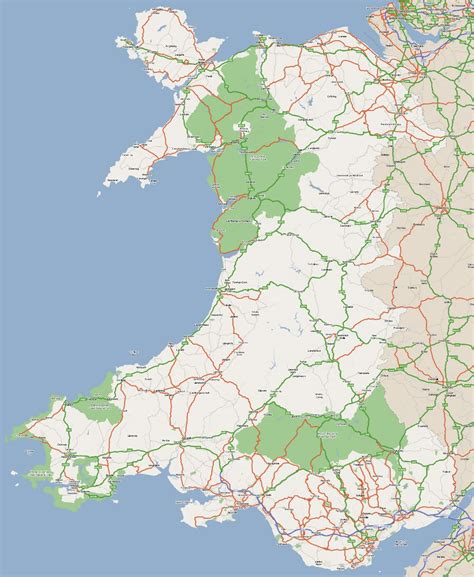 data map wales
