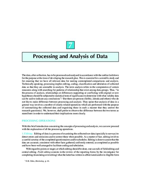 data processing and analysis dissertation