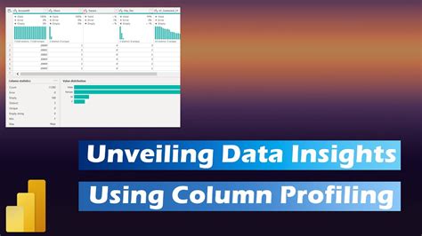 Data Profiling Column Analysis