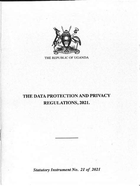 data protection authority uganda