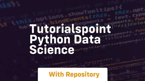 data science with python tutorialspoint