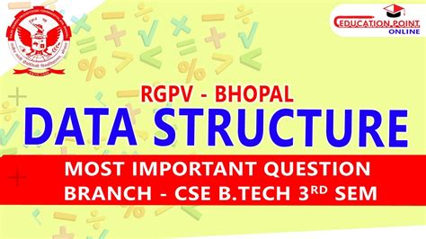 data structure important questions rgpv