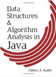 data structures and algorithm analysis in java 3rd edition by clifford a shaffer