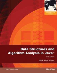 data structures and algorithm analysis in java international edition pdf