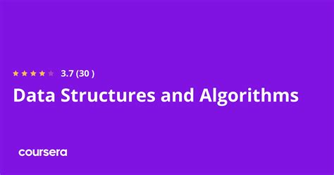 data structures and algorithms specialization review