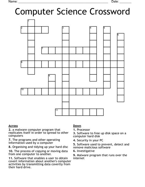 data structures in computer science crossword