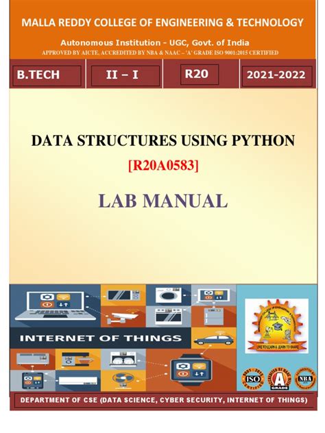 data structures using python lab manual pdf