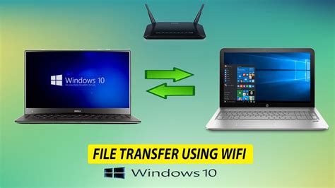 data transfer between two laptops using wifi