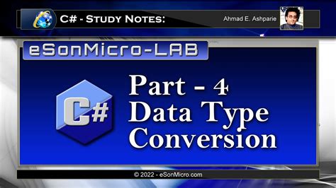 Data Type Conversion In C Sharp
