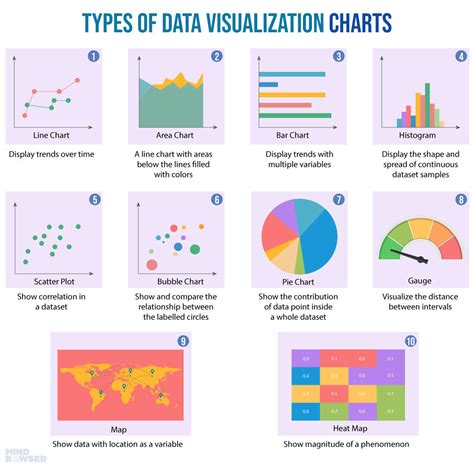 data types in data visualization with examples