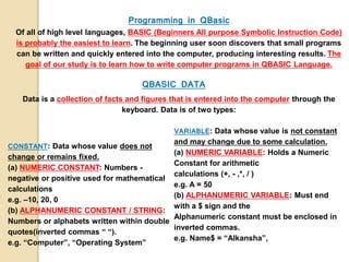 data types in qbasic programming language