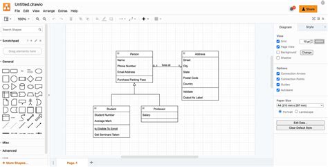 database drawing tools