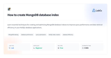 Database Index Mongodb