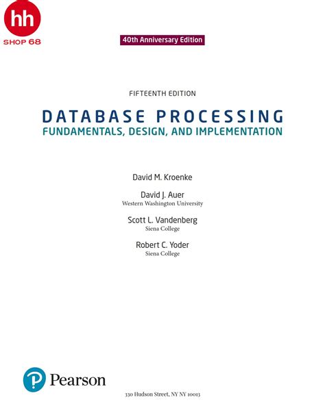 Solutions Manual Database Processing Fundamentals Design