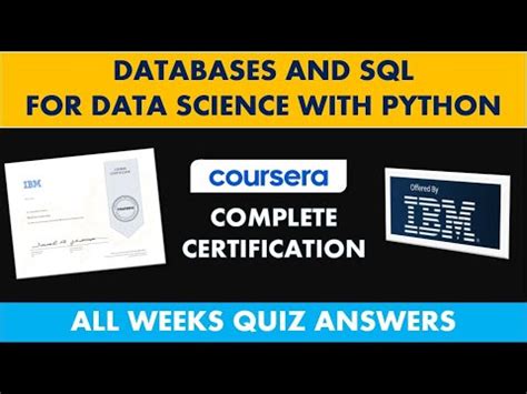 databases and sql for data science with python coursera quiz answers