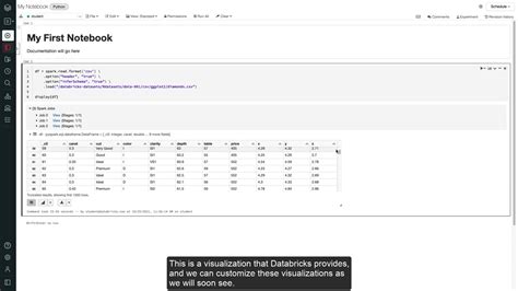 databricks python notebook sample