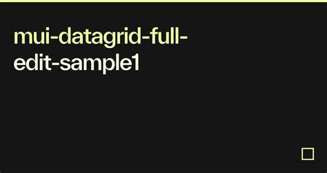 datagrid mui clear filters in code