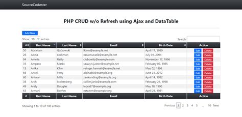 datatable reload without ajax