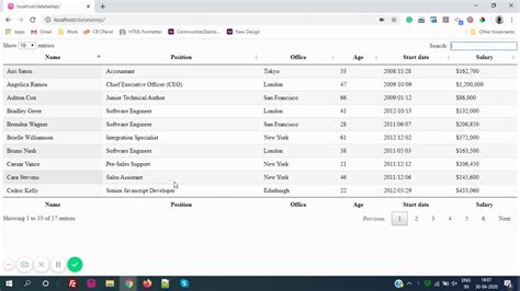 Datatables Js Sorting