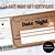 date night gift certificate templates