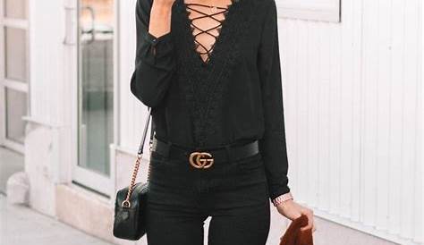 Date Night Outfit Black Boots