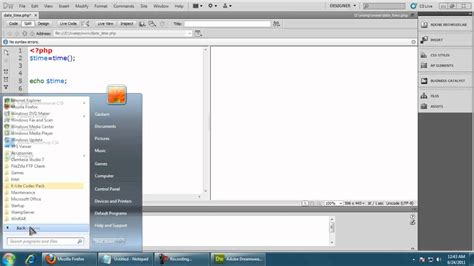 date and time function in php w3schools