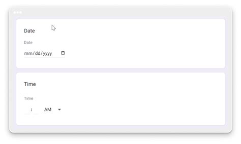 Date And Time Google