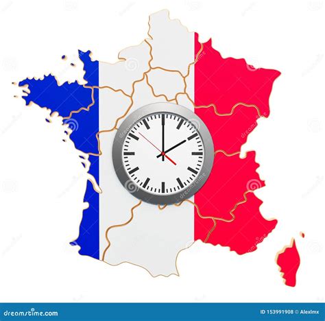 date and time in france